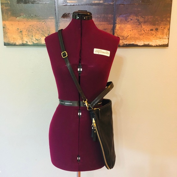 FOSSIL EUC Large Black Expandable Purse w/ Wallet - Picture 2 of 7